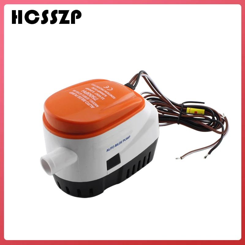 HCSSZP 750GPH Автоматический Трюмный насос для лодки 12 В DC погружной Электрический водяной насос небольшой 12 в вольт 750 gph для морской лодки