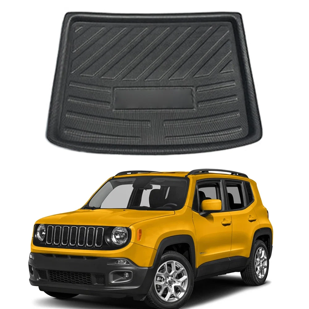 

Tailored Auto Rear Trunk Boot Liner Cargo Floor Mat Tray Protector Dog Pad For Jeep Renegade 2014 2015 2016 2017 2018 2019
