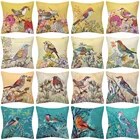 WUYI, винтажный, акварельный, Цветочный, женский, яркий, Женский чехол, подушка, чехол, офисный диван