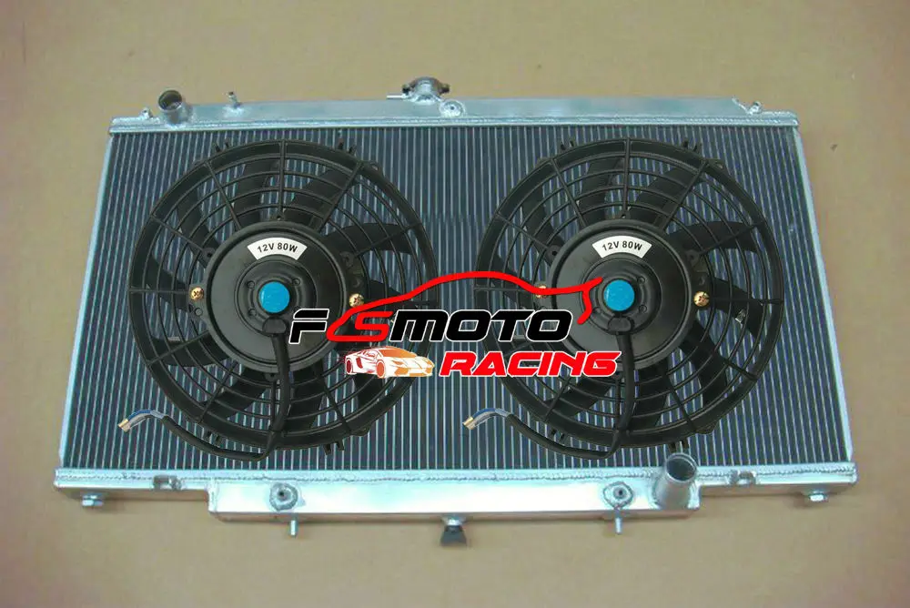 3-рядный алюминиевый радиатор + вентилятор для гонок Nissan Safari щенок патруля GU Y61 4 5