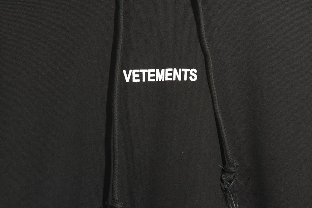 

New Top Quailty 20FW Vetements Hoodies Men Women Couples 100% Cotton Hoodie High Street Oversize Vetements Hooded Sweatshirt
