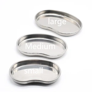 3 размера, медицинские хирургические стоматологические инструменты из нержавеющей стали, гибкий лоток, дезинфекционная пластина для бровей, губ, татуировки, стерилизации