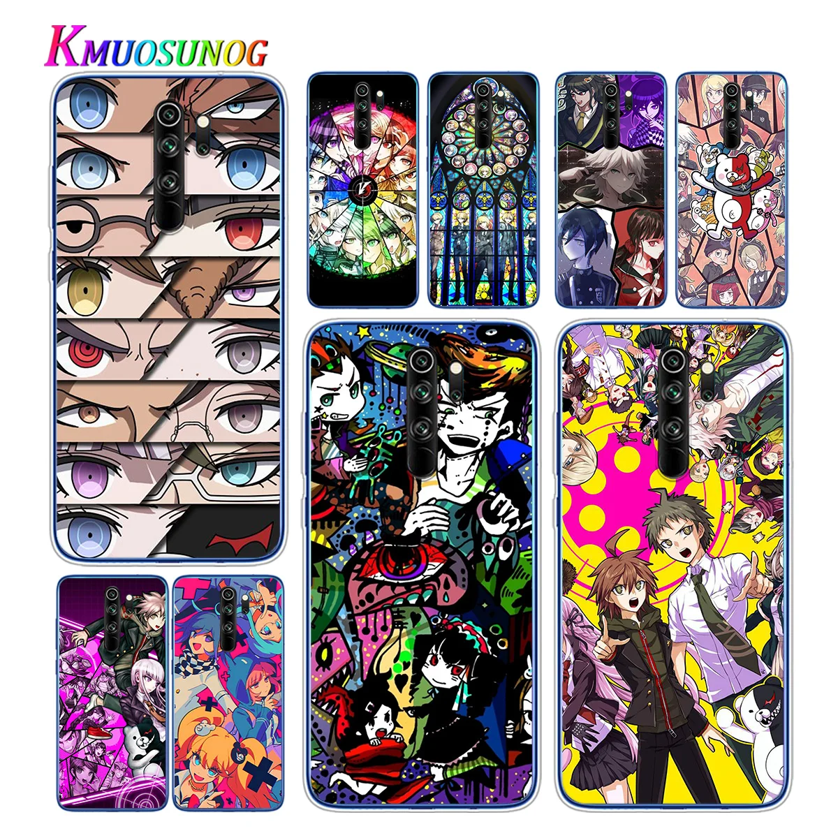 Аниме игра Danganronpa для Xiaomi Redmi Note 9 9S 8T 8 7 6 5 5A Poco M3 C3 X3 NFC M2 F1 Pro Max чехол