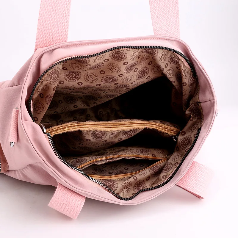 Women Handbags 2021 New Large Capacity Travel Shoulder Bags High Quality Mommy Bag Waterproof Nylon Bolsa Sac A Main Femme