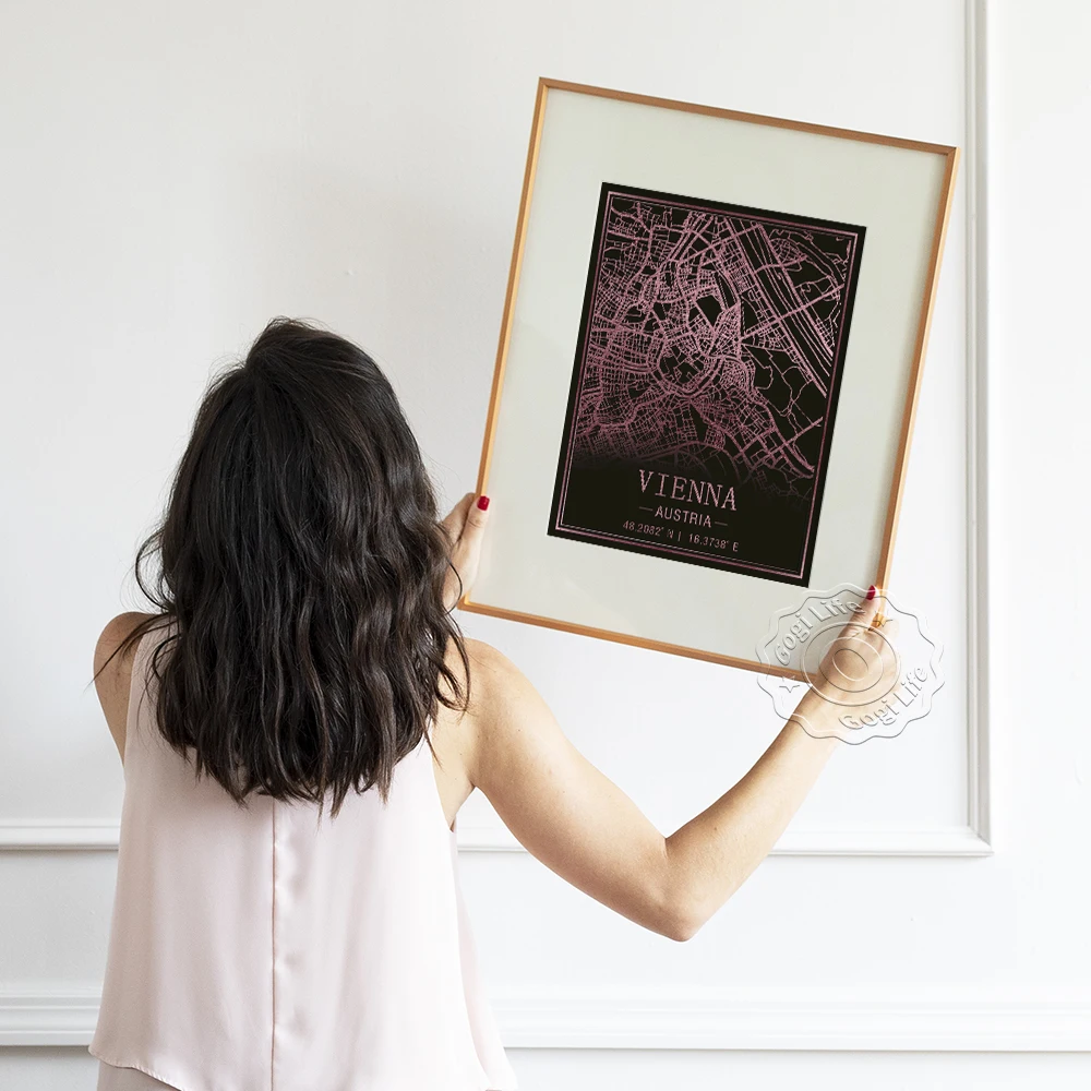 Постер с изображением туристического города настенные художественные принты в