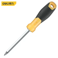 deli double use 2 in 1 slottedphillips screwdriver removable hand tool chrome vanadium steel repair tool handle screw driver