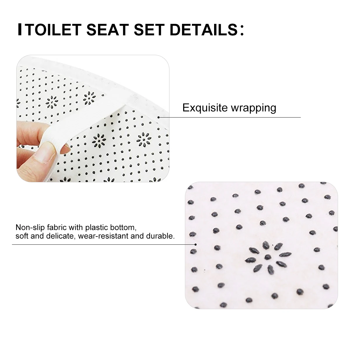 Simple Rhombus Printed Long Shower Curtain Bathroom Accessories Set Mat Set Toilet Cover Non-Slip Bath Rug Waterproof with Hooks images - 6