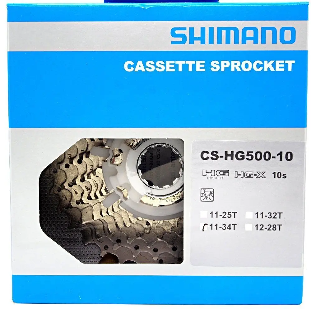 Оригинальный велосипед SHIMANO Tiagra CS HG500 10 дорожный скоростная кассета свободного