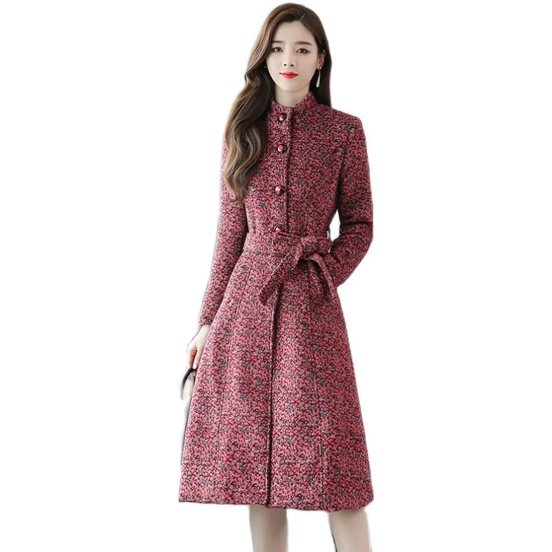 

Woolen Coat Women's Slimming Mid-Length Woolen Coat, 2020 New Winter Clothes