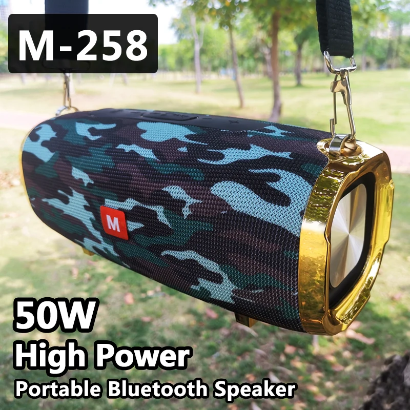 Bluetooth Колонка портативная уличная беспроводная 4000 мАч FM/TF/AUX|Портативные колонки|