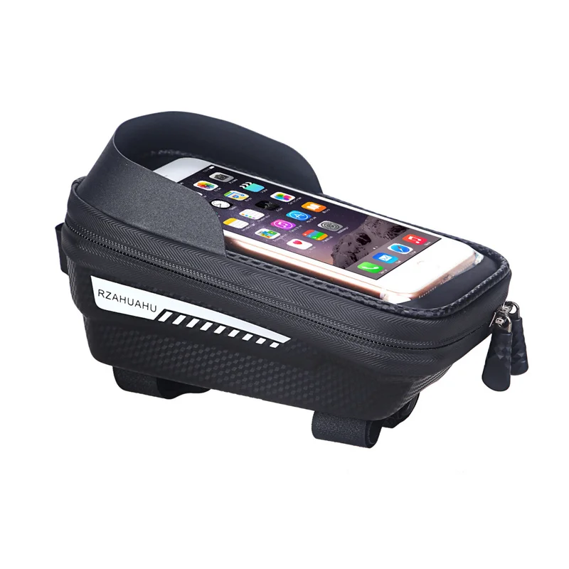 

Rainproof Bike Bag Bicycle Front Cell Phone Holder with Touchscreen Top Tube Cycling Reflective MTB Accessories Phone Case