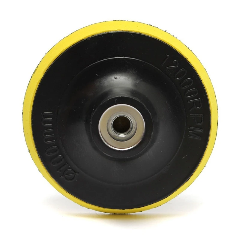 2pcs 100mm Polisher Bonnet Pad Angle Grinder wheel Polishing Sand Paper Disc | Инструменты
