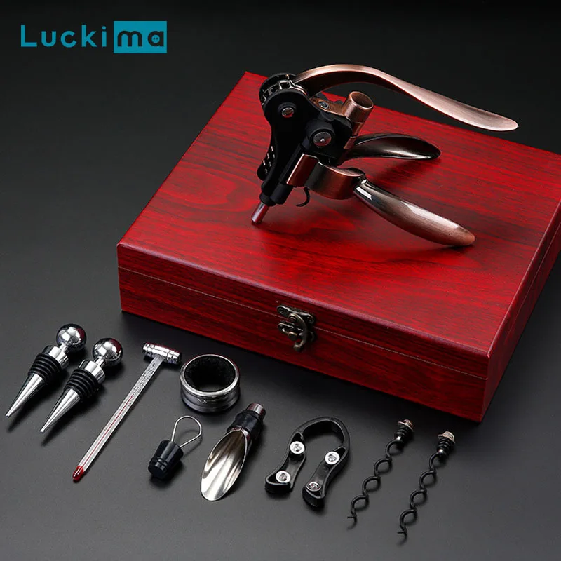 8 в 1 многофункциональный штопор для вина с термометром| |