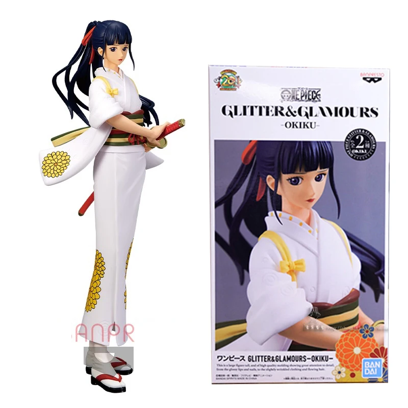 

Original Okiku Glitter&Glamours Model Toys One Piece Anime Action Figure Kikunojo Collectible Figurine Statue Onepiece Figure