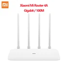 Маршрутизатор Xiaomi Mi, роутер 4A гигабитная версия 2,4 ГГц 5 ГГц WiFi 1167 Мбитс WiFi ретранслятор 128 Мб DDR3 с высоким коэффициентом усиления, 4 антенны, сетевой удлинитель