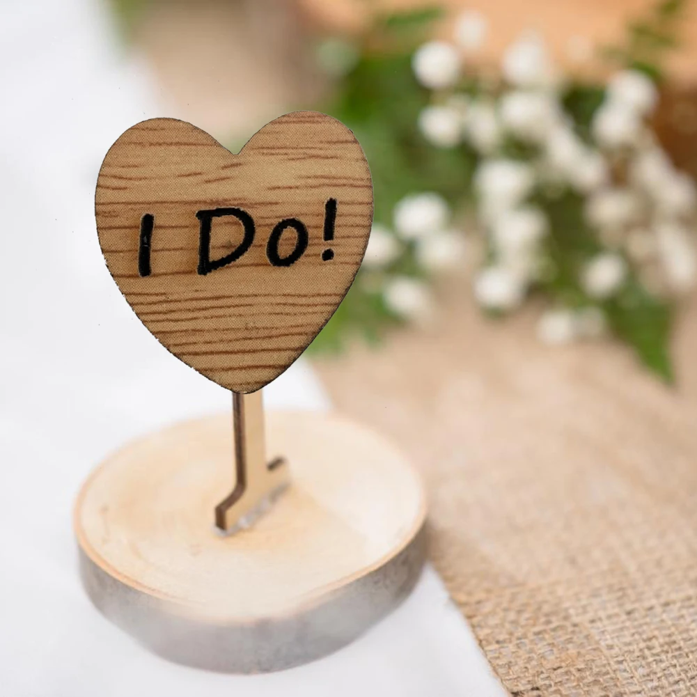 150 шт. лазерные украшения в виде сердца из натурального дерева | Дом и сад