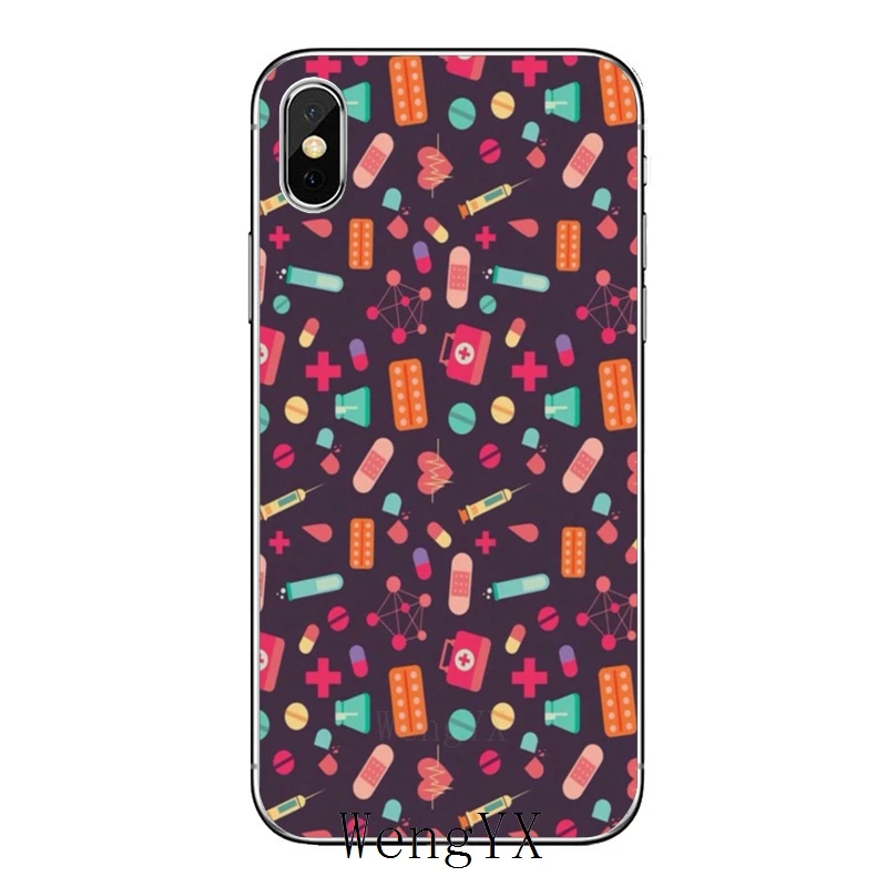 Мультяшный медсестра медицинская медицина для Samsung Galaxy S10 Lite S9 S8 S7 S6 edge Plus S5 S4 Note 9 8 5