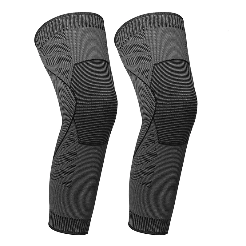 1PC Nylon Elastic Sports Knee Pads Breathable Knee Support Brace NonSlip With Silicone Running Fitness Hiking Cycling Knee Pad