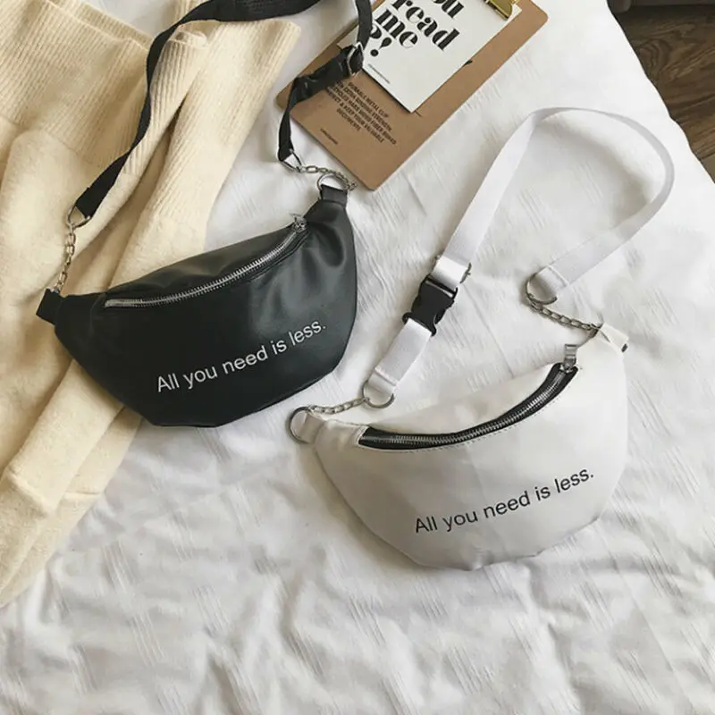 Поясная сумка большая поясная из искусственной кожи регулируемая для