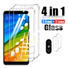 Защитное стекло для Xiaomi Redmi Note 5 5A Pro, закаленное стекло для Redmi 5 Plus 6A 6 Pro, защита экрана, пленка для объектива камеры