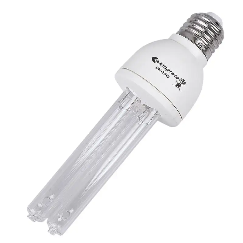 

UV Disinfection Light Household Ultraviolet Bulb Practical Sterilization Bulb for Home Bedroom Kitchen (E17 Light Head220V 15W)