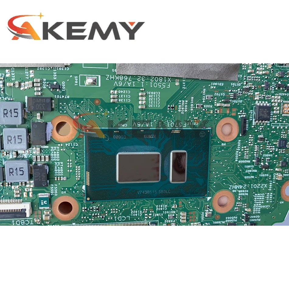 akemy for dell inspiron 13 7373 7370 laptop motherboard i7 8550u cpu 8gb ram cn 0c2g64 0c2g64 c2g64 rr26g 100 tested free global shipping
