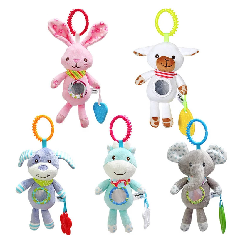 

Baby Rattles Stroller Hanging mobile Bed Cute Animal Baby Crib Hanging Bell Toy
