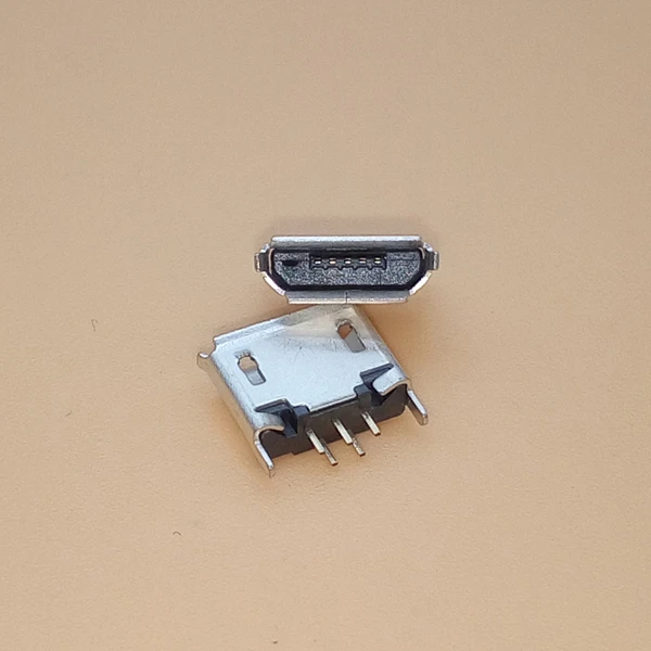 

100pcs Vertical MICRO mini USB 5pin female seat 180 degrees jack 5P Direct plug-in USB connecto
