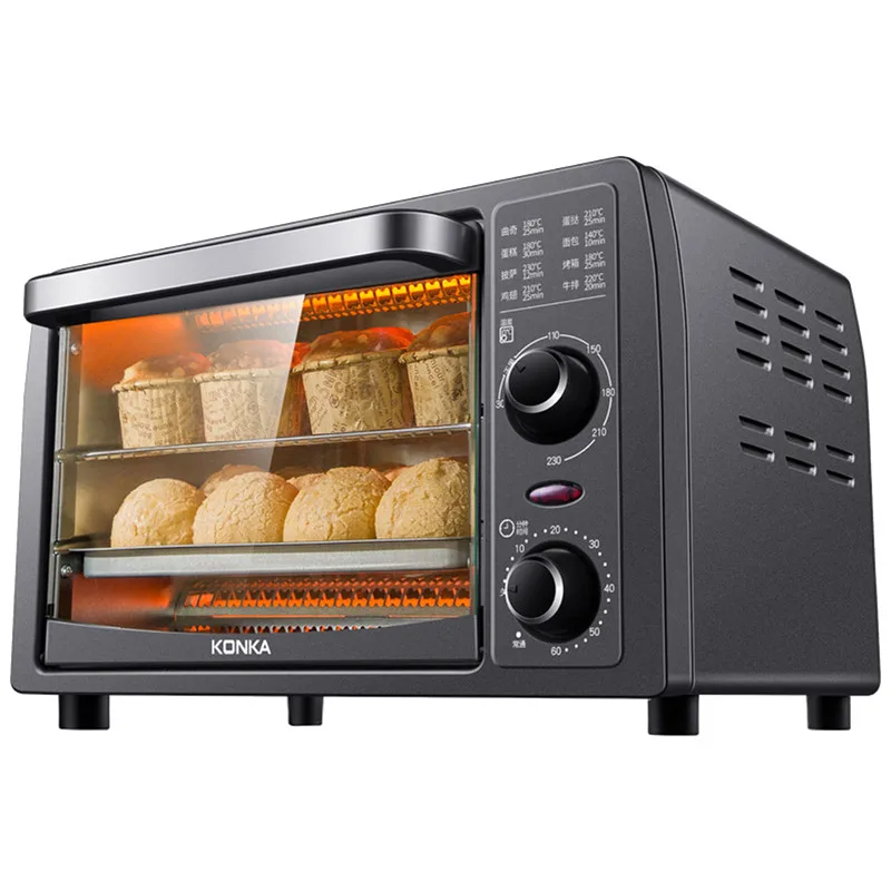 

KONKA 13L Multifunctional household electric oven Durable Mini Intelligent Timing Baking/Dried fruit/Barbecue Bread baking