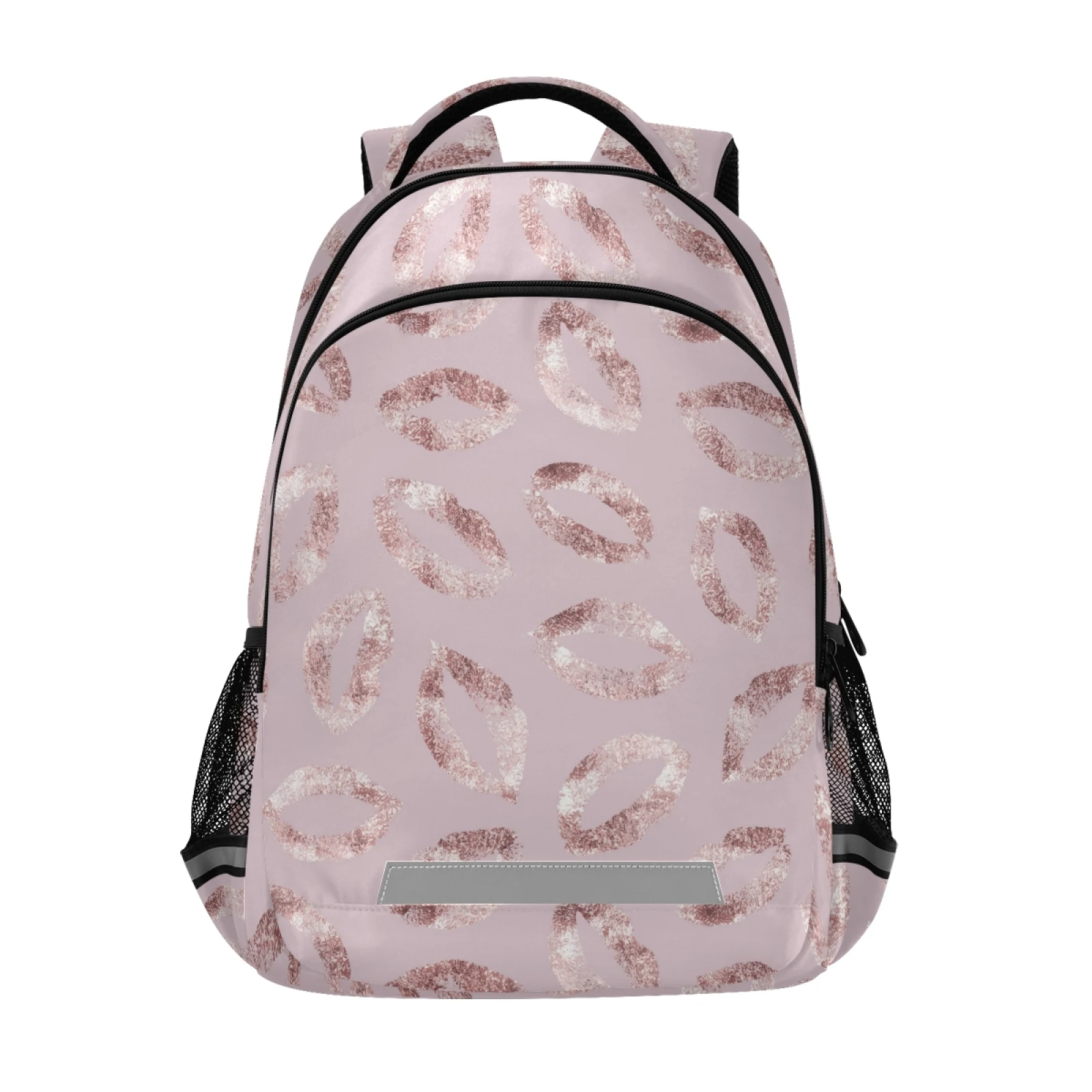 Рюкзак женский, с блестками, цвета розового золота, школьная сумка для девочек-подростков, для путешествий