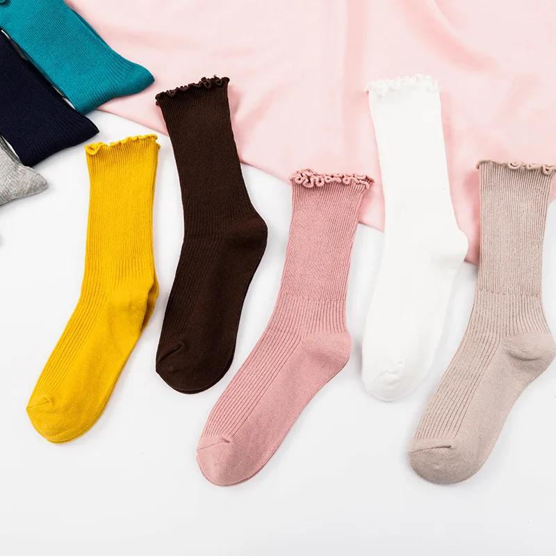 20 пар в комплекте хлопковые носки для женщин осенне-зимние женские японском