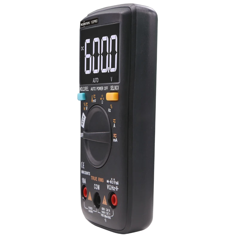 Цифровой мультиметр RM102PRO тестер с автоподсветильник разрешением 6000 отсчетов для