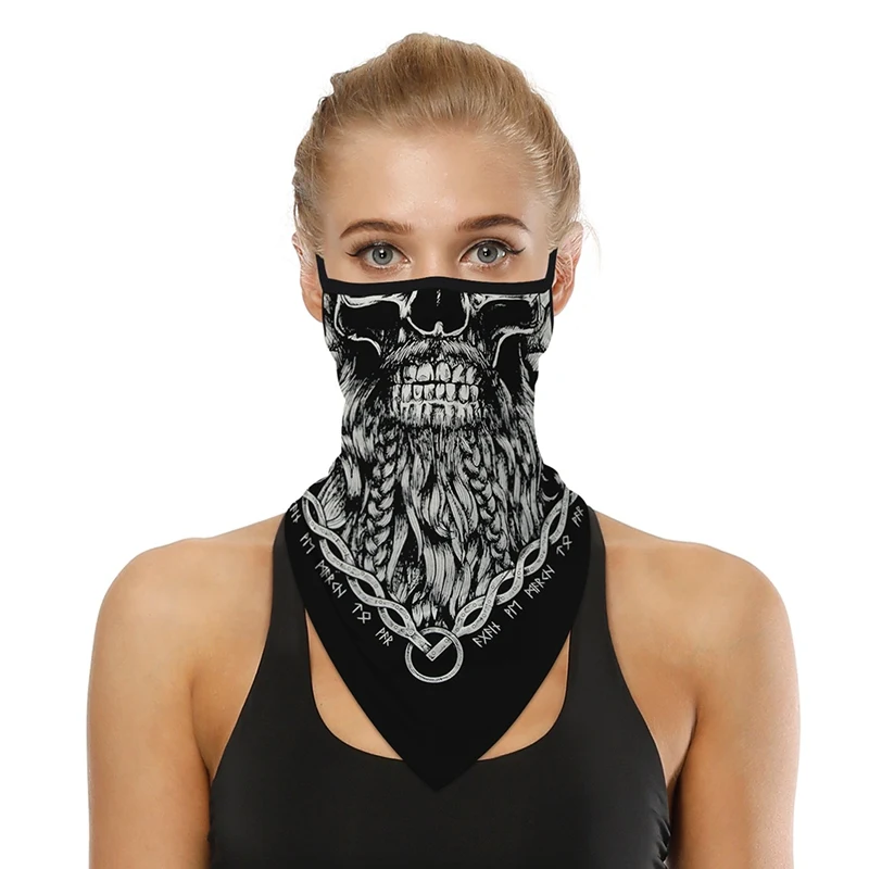 Солнцезащитный шарф с цифровой печатью для езды на открытом воздухе Волшебная