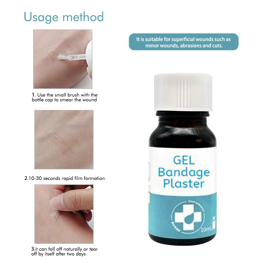 Dreathable водонепроницаемый лечебный гель для ран жидкая повязка пластырь