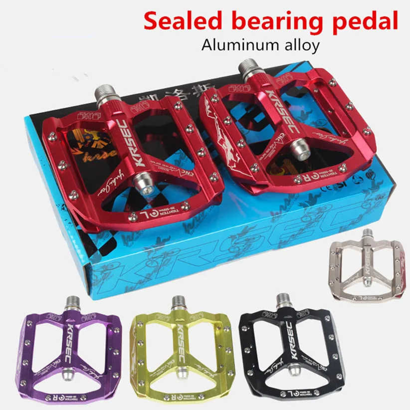 

MTB горный велосипед Перлин протектора Педальный из алюминиевого сплава Нескользящая ультра-легкая педаль герметичные подшипники педали