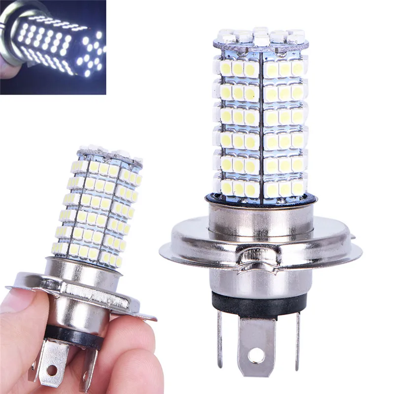 

1 шт. H4 120 SMD автомобильный светильник, лампа Hi/Low Beam, светодиодный светильник, противотуманная фара 9003 HB2, лампа 6500K, хит продаж