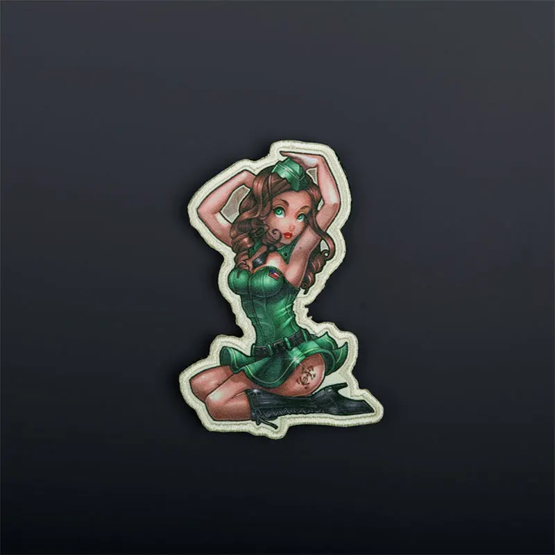 2 шт./компл. военные нашивки военно морской Женская Морячка Тактический значков