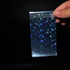 100 шт.лот 57x87 мм Звездные маленькие карты Прозрачные лазерные прозрачные рукава Корея Idol фото протектор торговые карты щит крышка