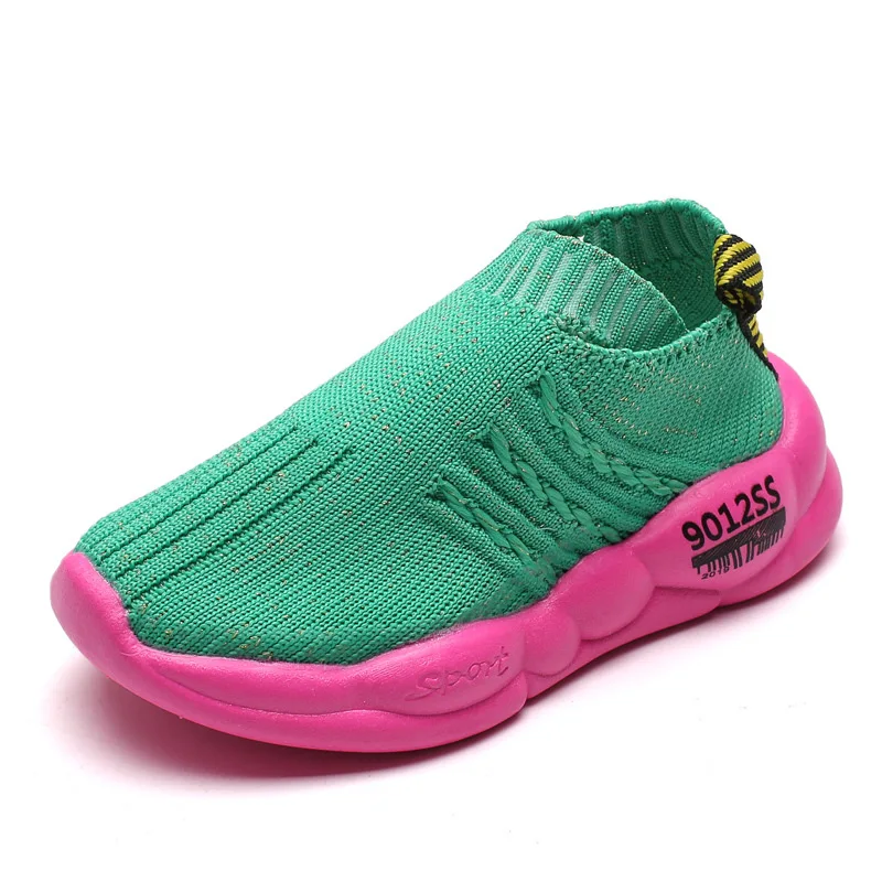 

2019 Spring Autumn New Fashionable Net Breathable Leisure Sports Running Shoes For Girls White Shoes For Boys Brand Kids Shoes