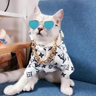 6 цветов в стиле милых собачек, солнцезащитные очки для домашних животных очки для кошки одежда для щенков защита глаз аксессуары для ухода за домашними животными Pet Украшения