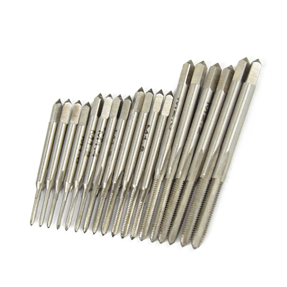 31 шт. HSS M1 m2.5 краны и штампы набор ручной винт резьбовой ключ ремонтный инструмент