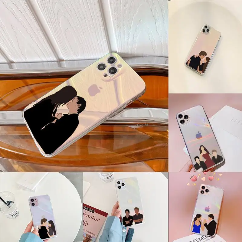 

The Vampire Diaries Phone Case for iPhone huawei P 7 8 9 11 12 10 30 40 S X XS XR MINI Pro Max Plus laser Transparent