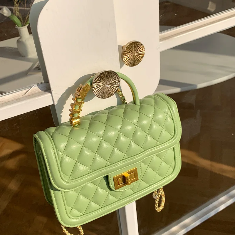 

Top-handle Hand Bag for Women 2021 New Fashion Single Shoulder Messenger Flap Bags Luxury Designer Purses and Handabgs Channels