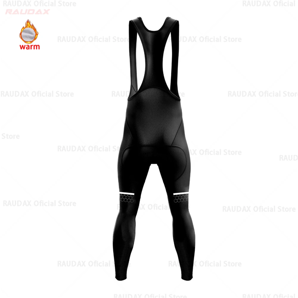 bib pant Мужская Джерси для велоспорта Pro Team raudax зимняя флисовая одежда для велоспорта MTB велотрусы Ropa Ciclismo триатлон - Цвет: bib pant