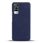 Роскошный тканевый чехол для VIVO Y31, тонкий тканевый жесткий чехол в стиле ретро для телефона vivo Y51 6,58 дюймов Vivo y31 Vivo y51, оболочка, Обложка
