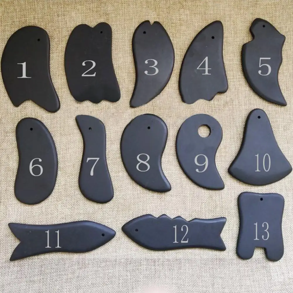 

BellyLady 1 шт. Массажная доска нефритовый массажный камень массаж лица черный натуральный камень для ухода за кожей 10,3*5,8 см