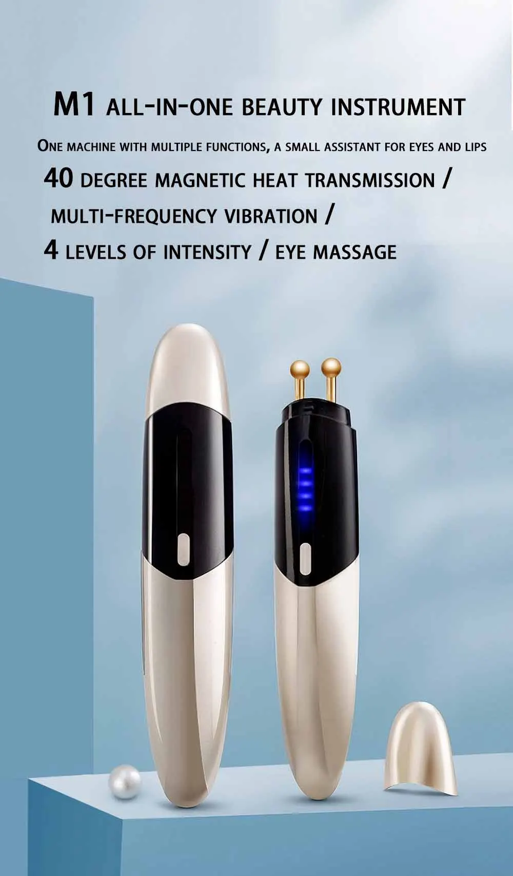 USB Электрический согревающий компресс защита глаз Красота пера вибрации Цвет