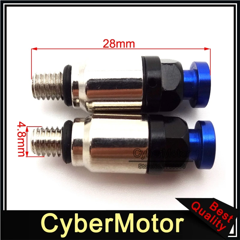Синий 5x0 8 мм мотоциклетный фотовентиль клапаны для подводного вентиля мотоцикла