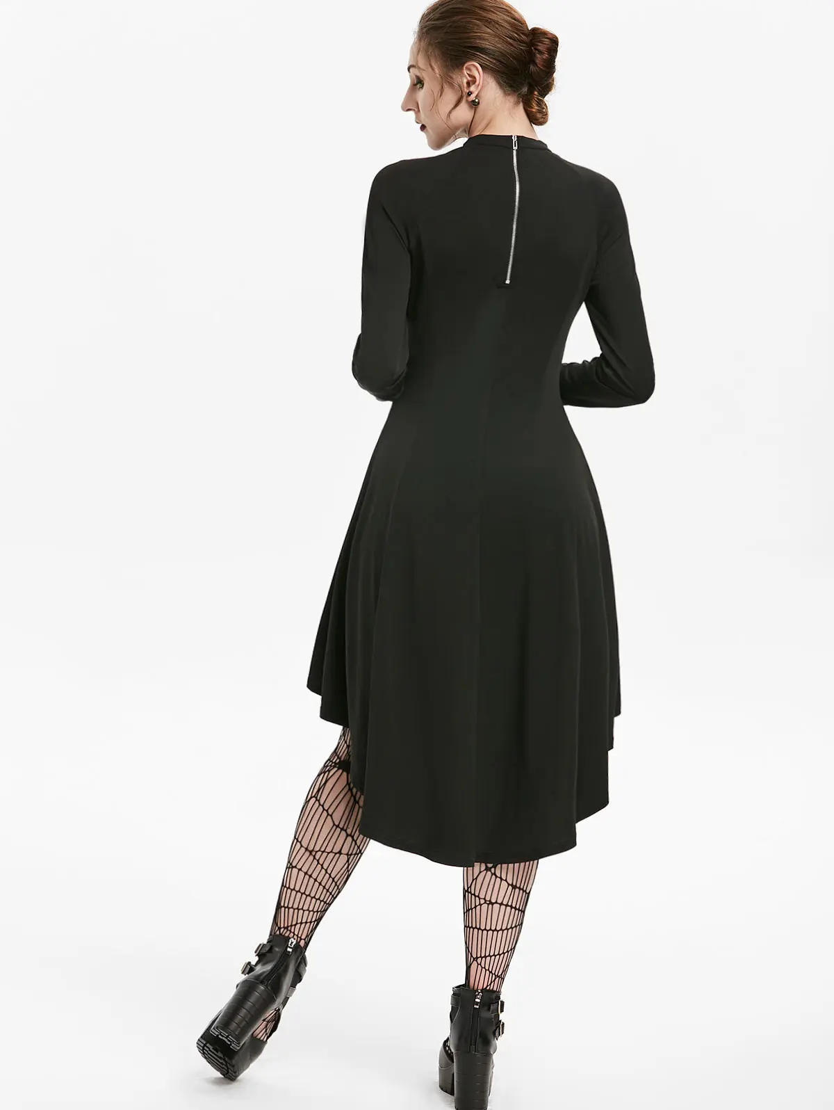 Женское винтажное платье трапеция миди Повседневные Вечерние платья из