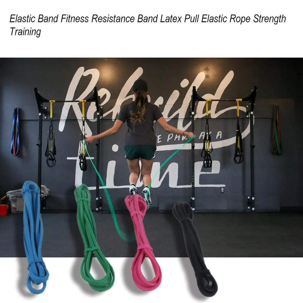 Elastic Band Fitness Resistance Latex Pull Rope Strength Training Tensioner Ring Dropshipping | Спорт и развлечения